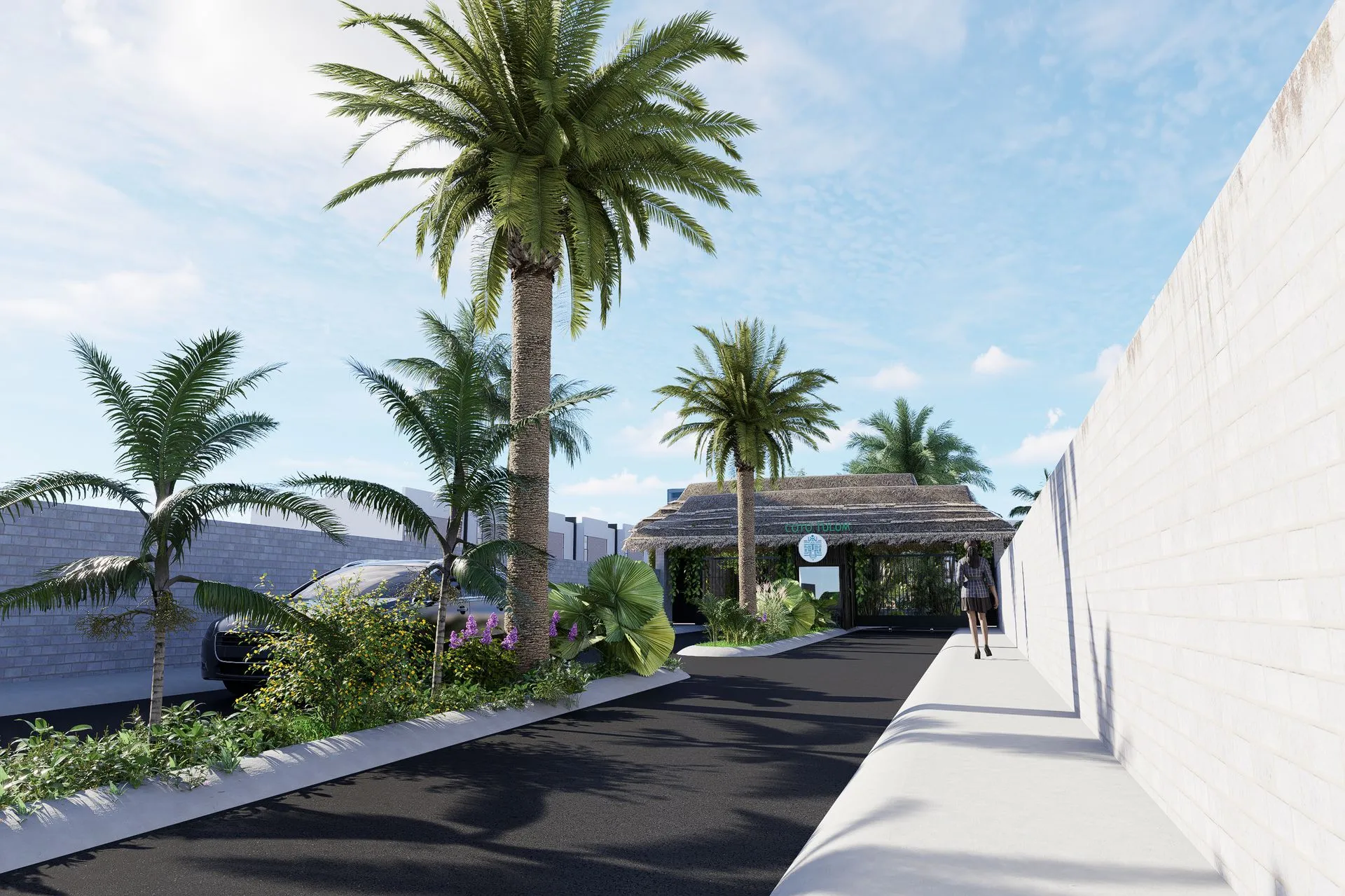 Fraccionamiento Tulum, vista del proyecto