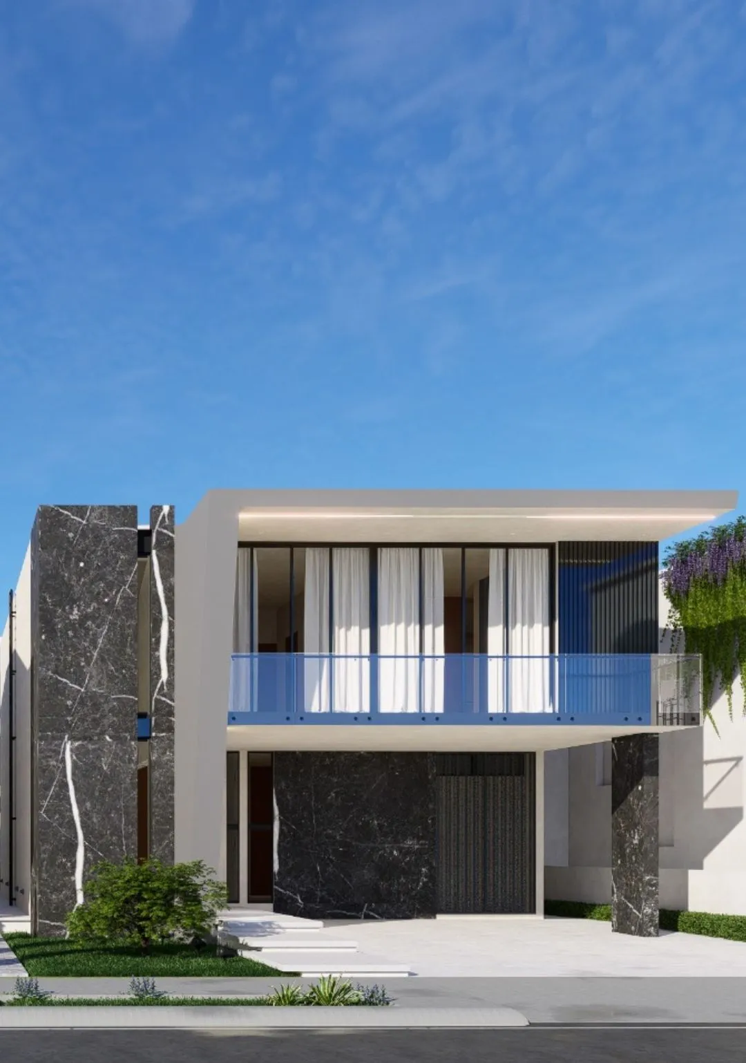 Casa Yubzu, vista del proyecto