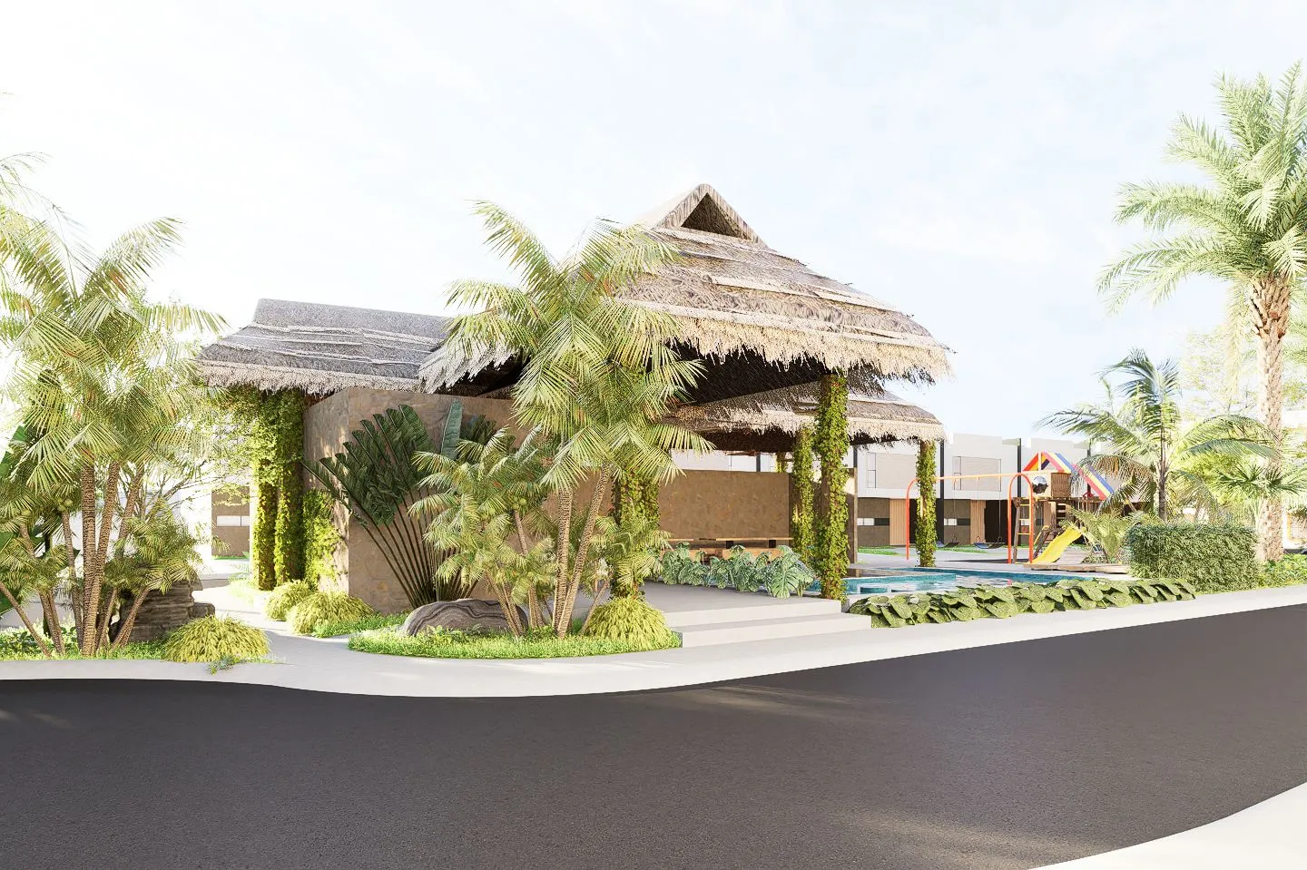 Fraccionamiento Tulum, vista del proyecto