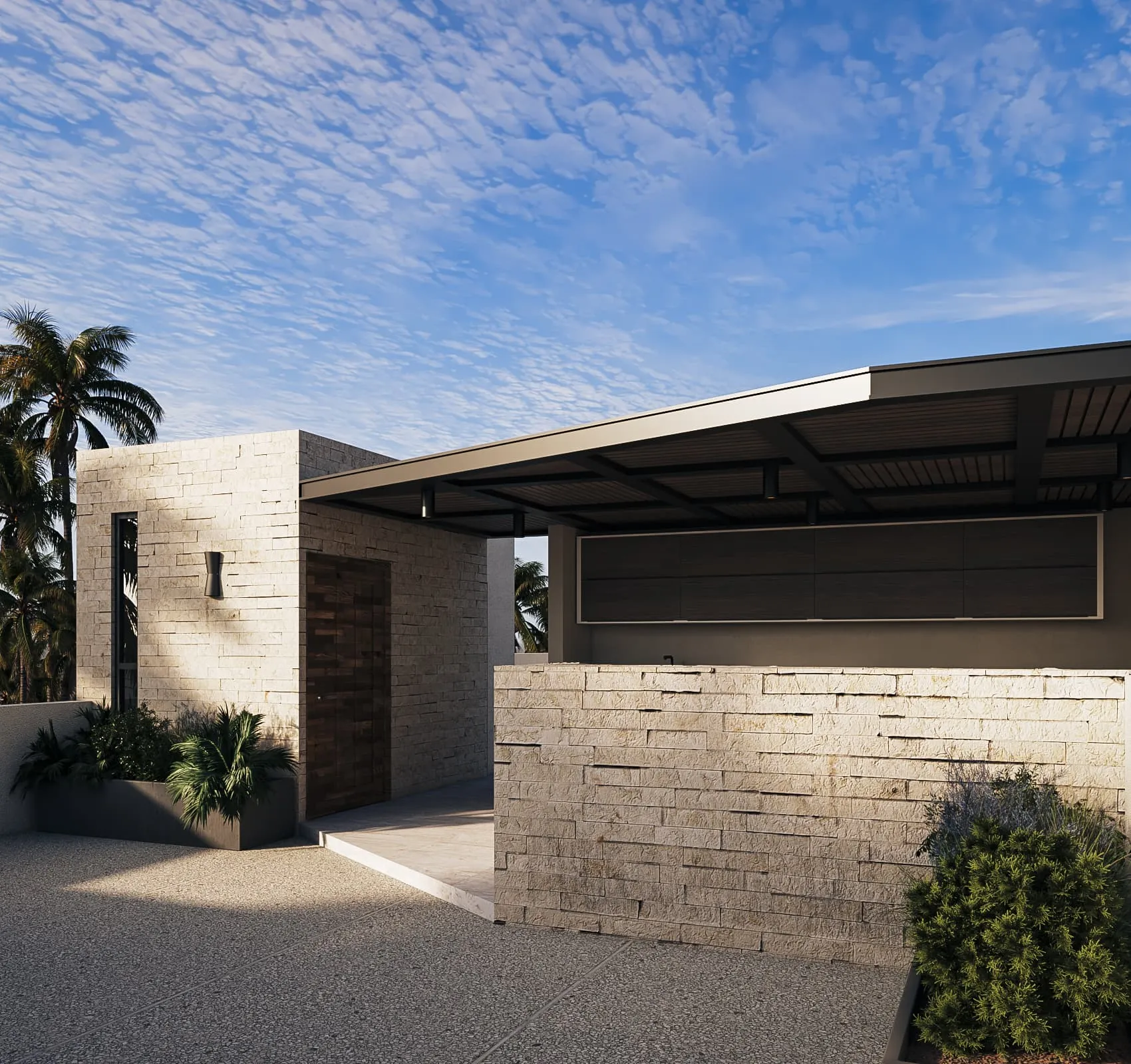 Casa de Playa, vista del proyecto