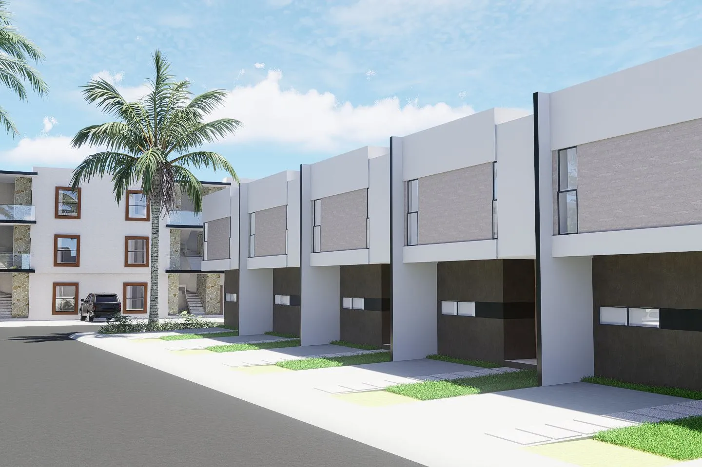 Fraccionamiento Tulum, vista del proyecto