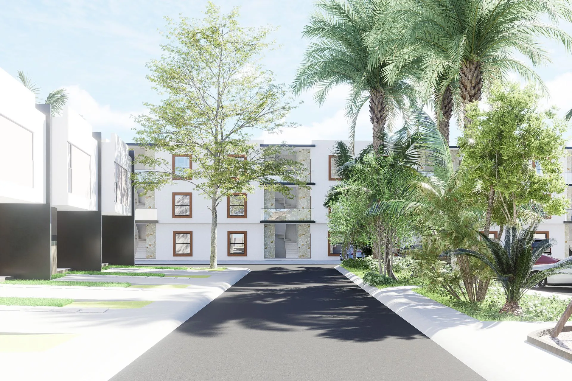 Fraccionamiento Tulum, vista del proyecto