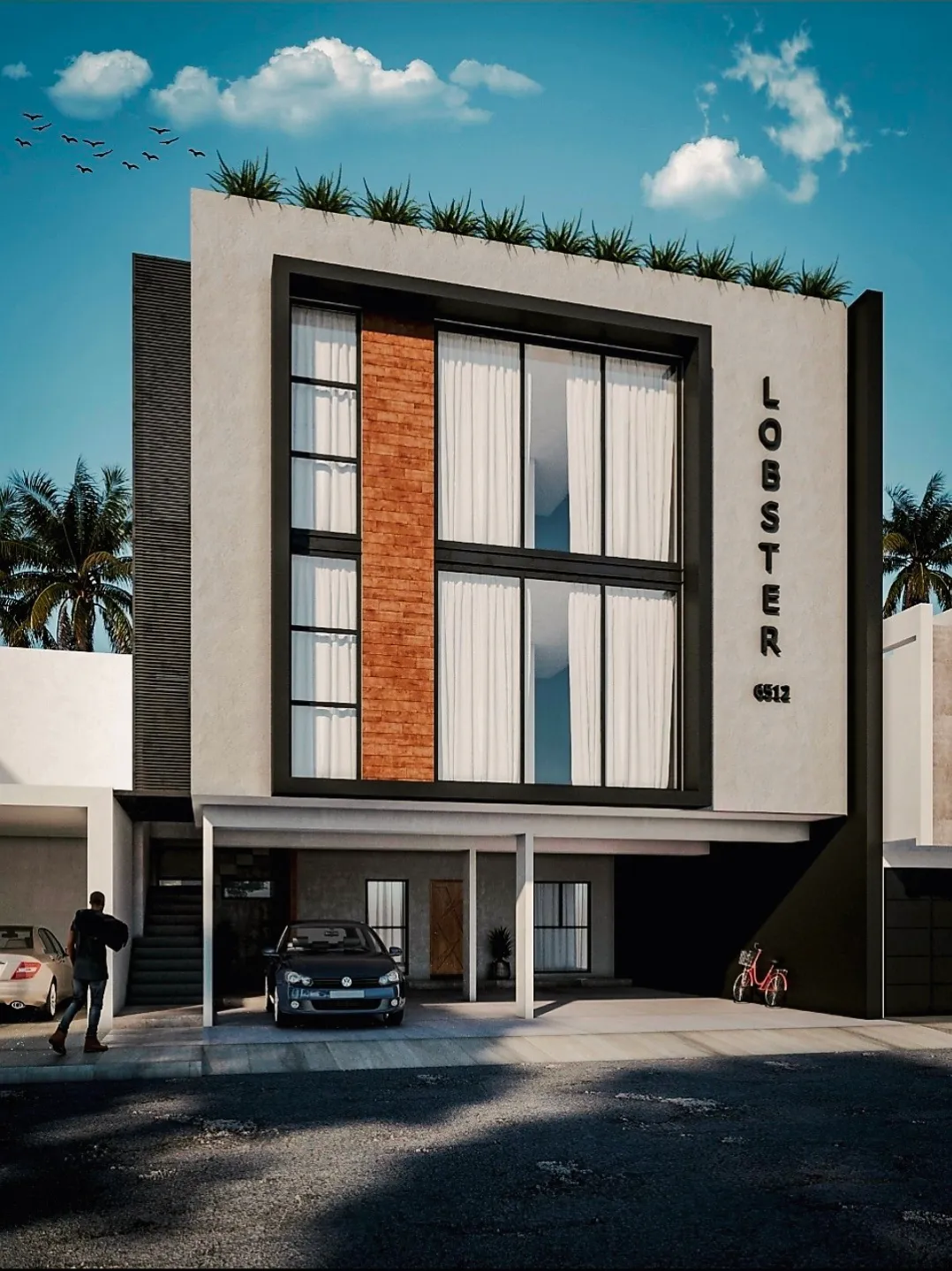 Torre Casa Lobster, vista del proyecto