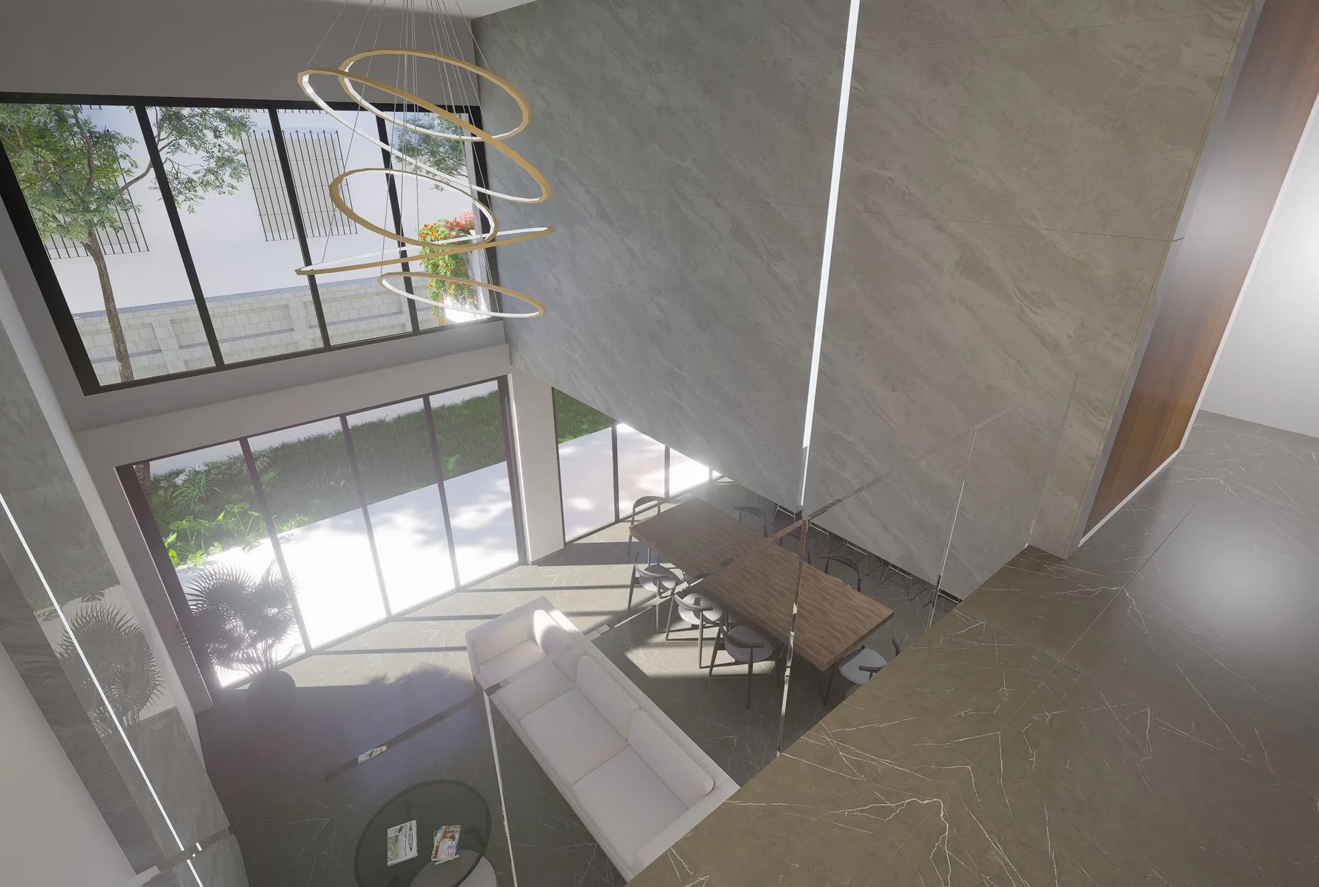 Casa Yubzu, vista del proyecto
